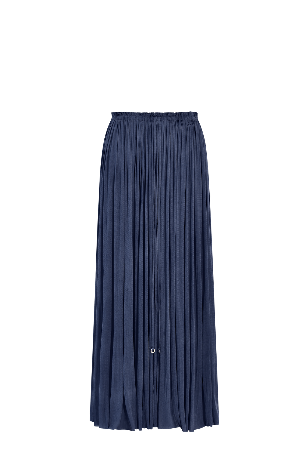 Ocean Blue Silk Tulle Skirt