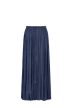 Ocean Blue Silk Tulle Skirt