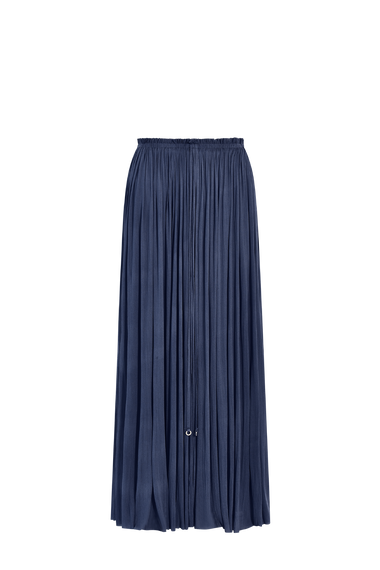 Ocean Blue Silk Tulle Skirt, floor-length 100% Grade 6A mulberry silk tulle, HANNE BLOCH