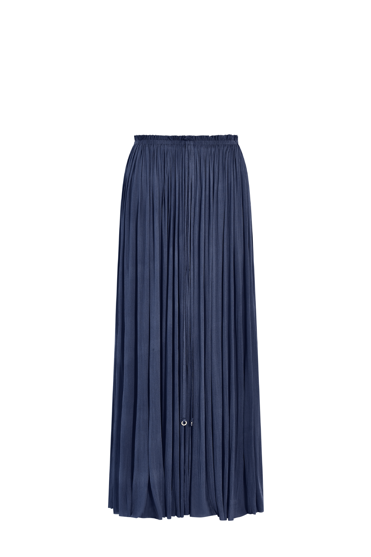 Ocean Blue Silk Tulle Skirt