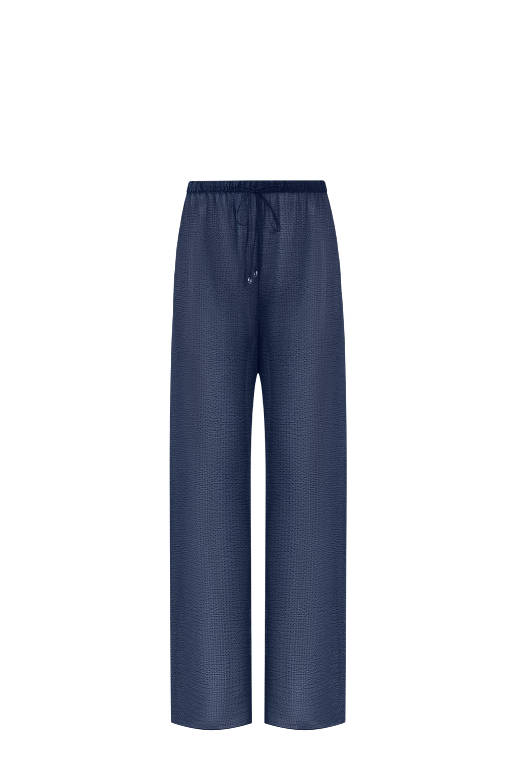 Ocean Blue Silk Pants