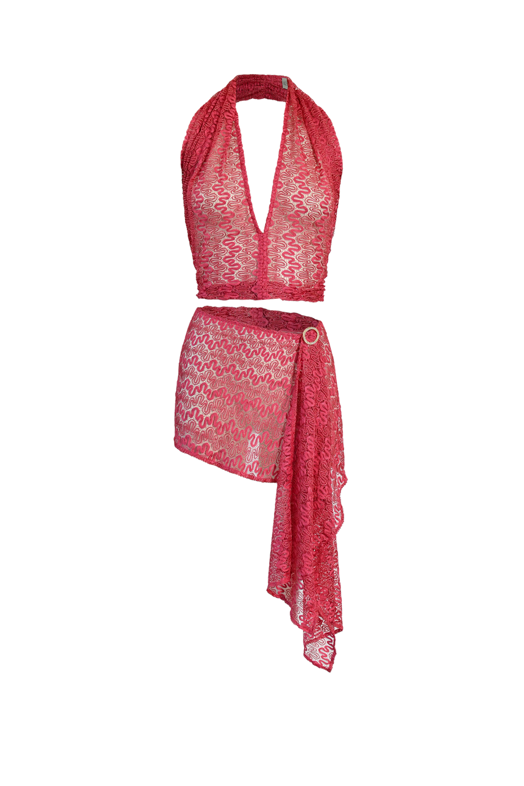 Knit Scarf Set / Top
