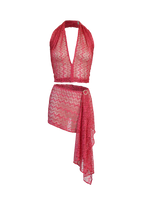 Knit Scarf Set / Top