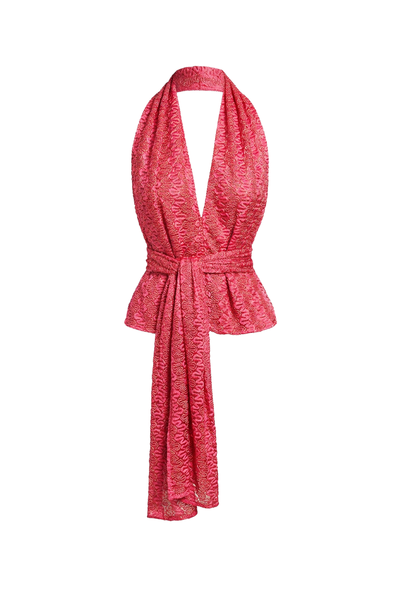 Knit Scarf Set / Top