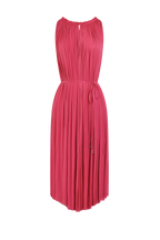 Silk Tulle Halter Dress