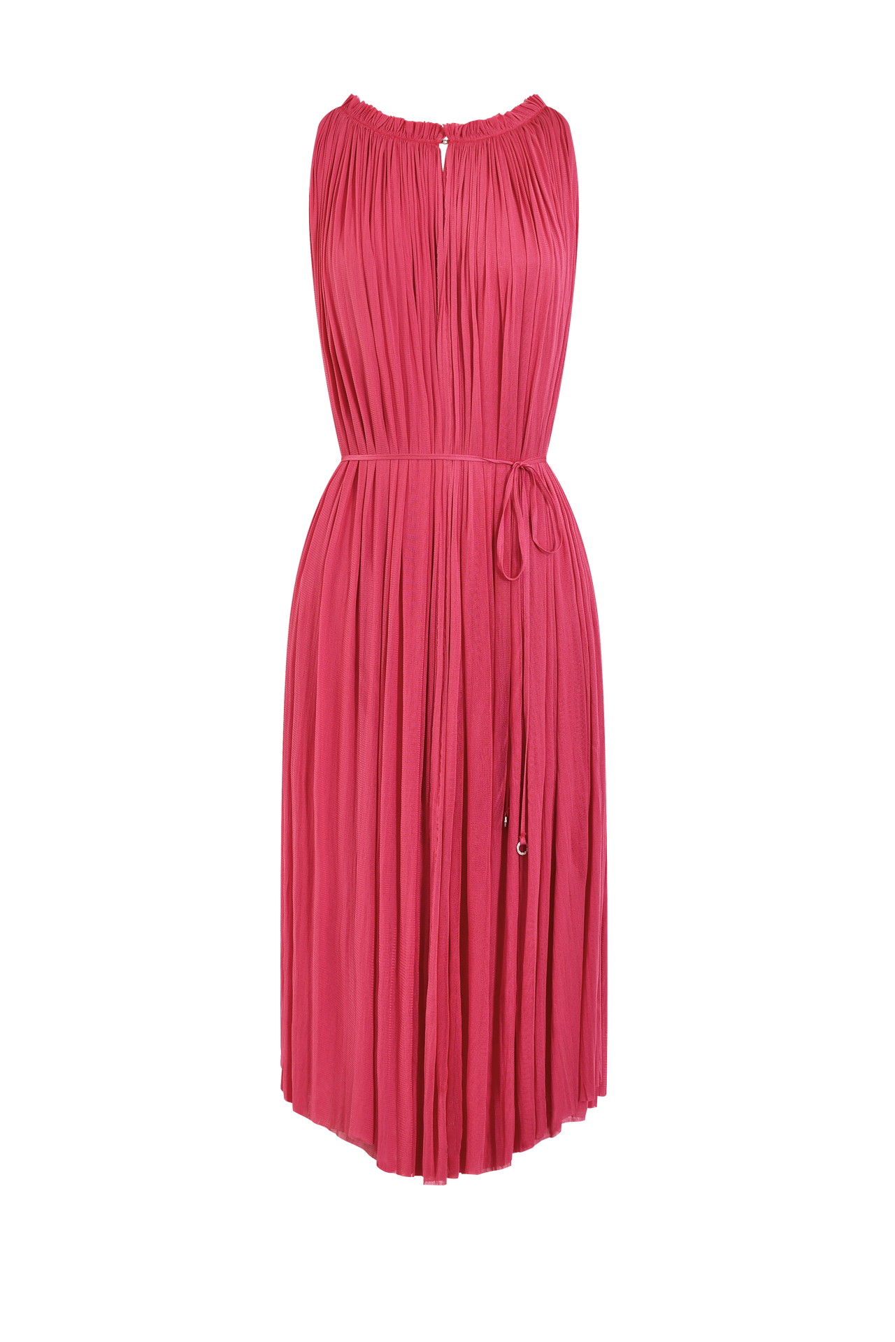 Silk Tulle Halter Dress