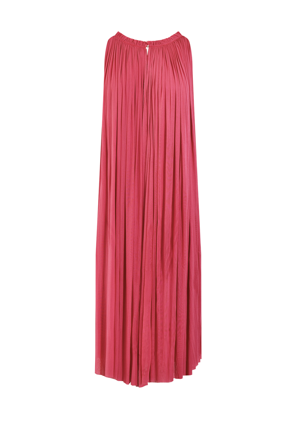 Silk Tulle Halter Dress