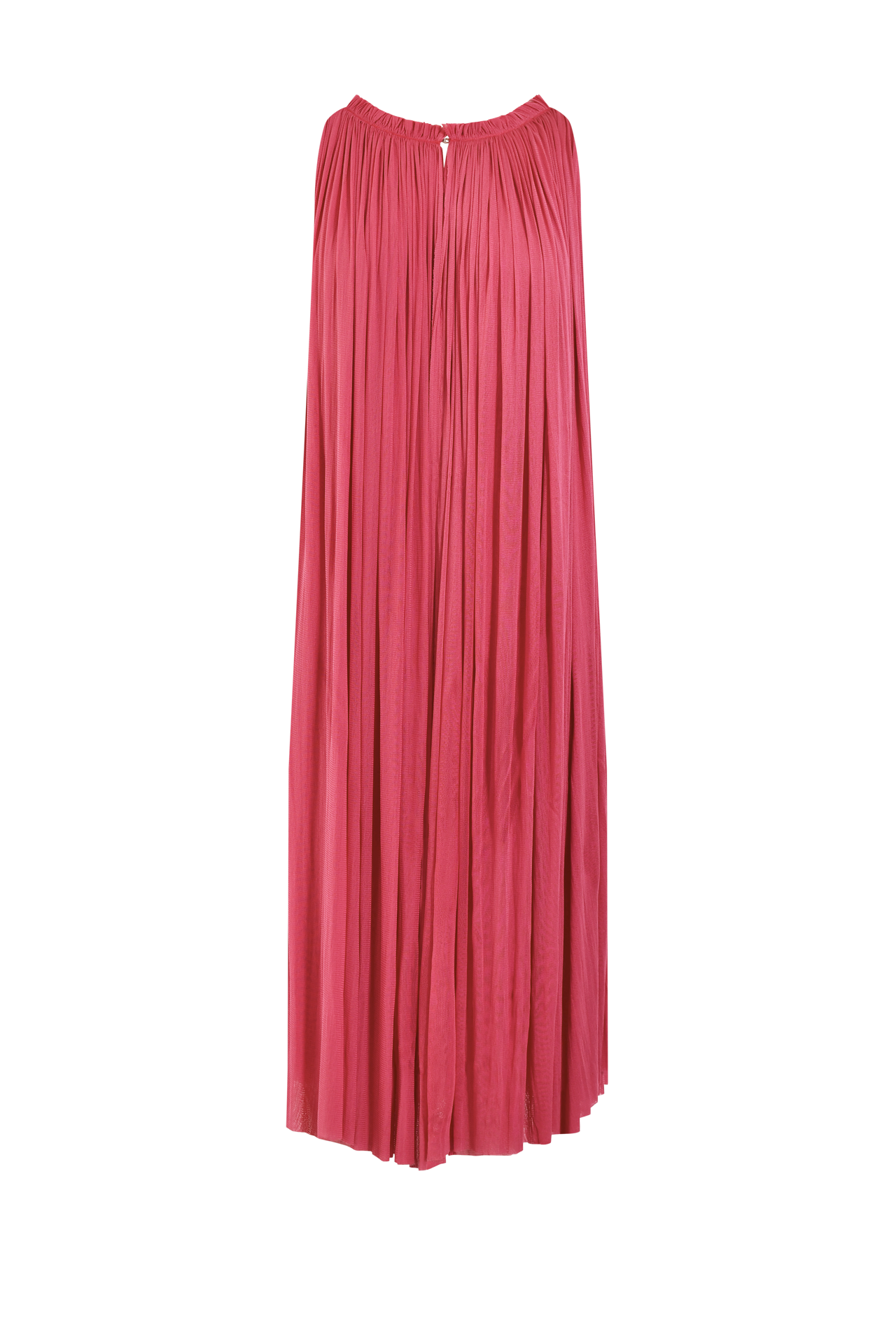 Silk Tulle Halter Dress