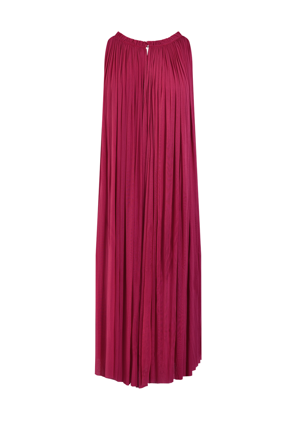 Silk Tulle Halter Dress