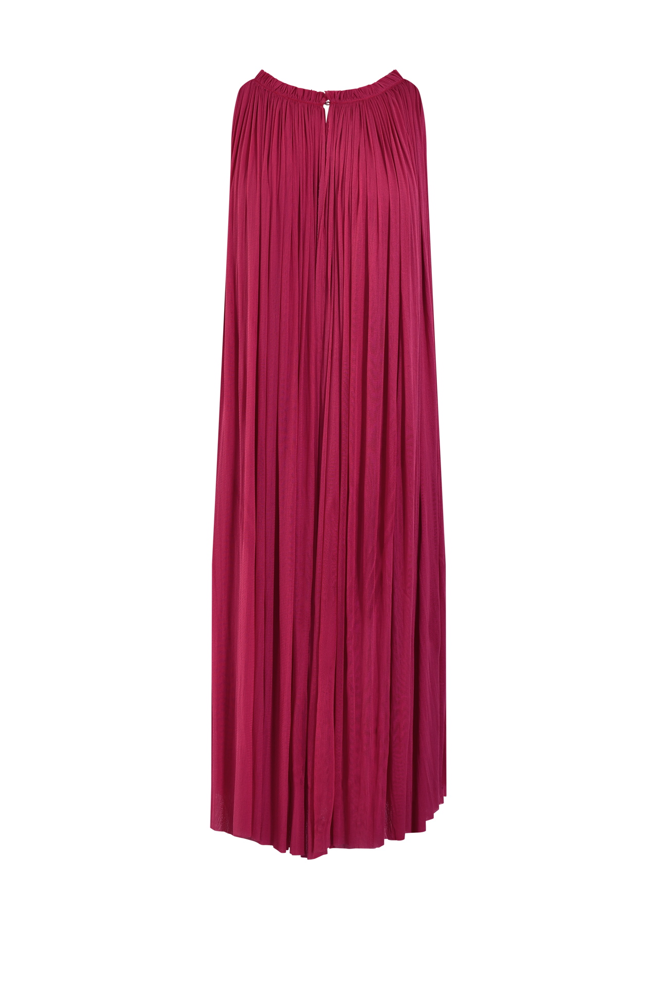 Silk Tulle Halter Dress