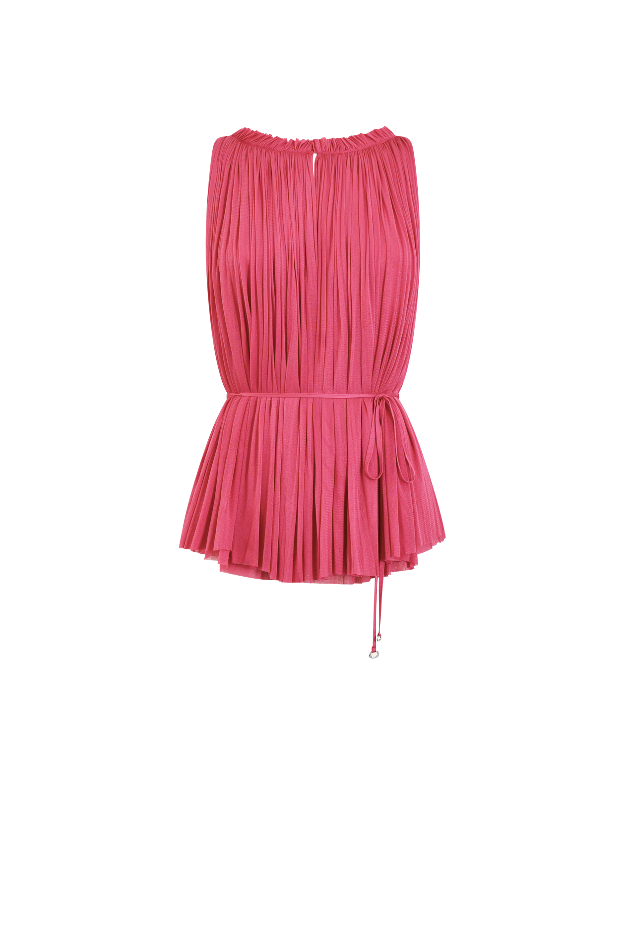 Silk Tulle Halter Top
