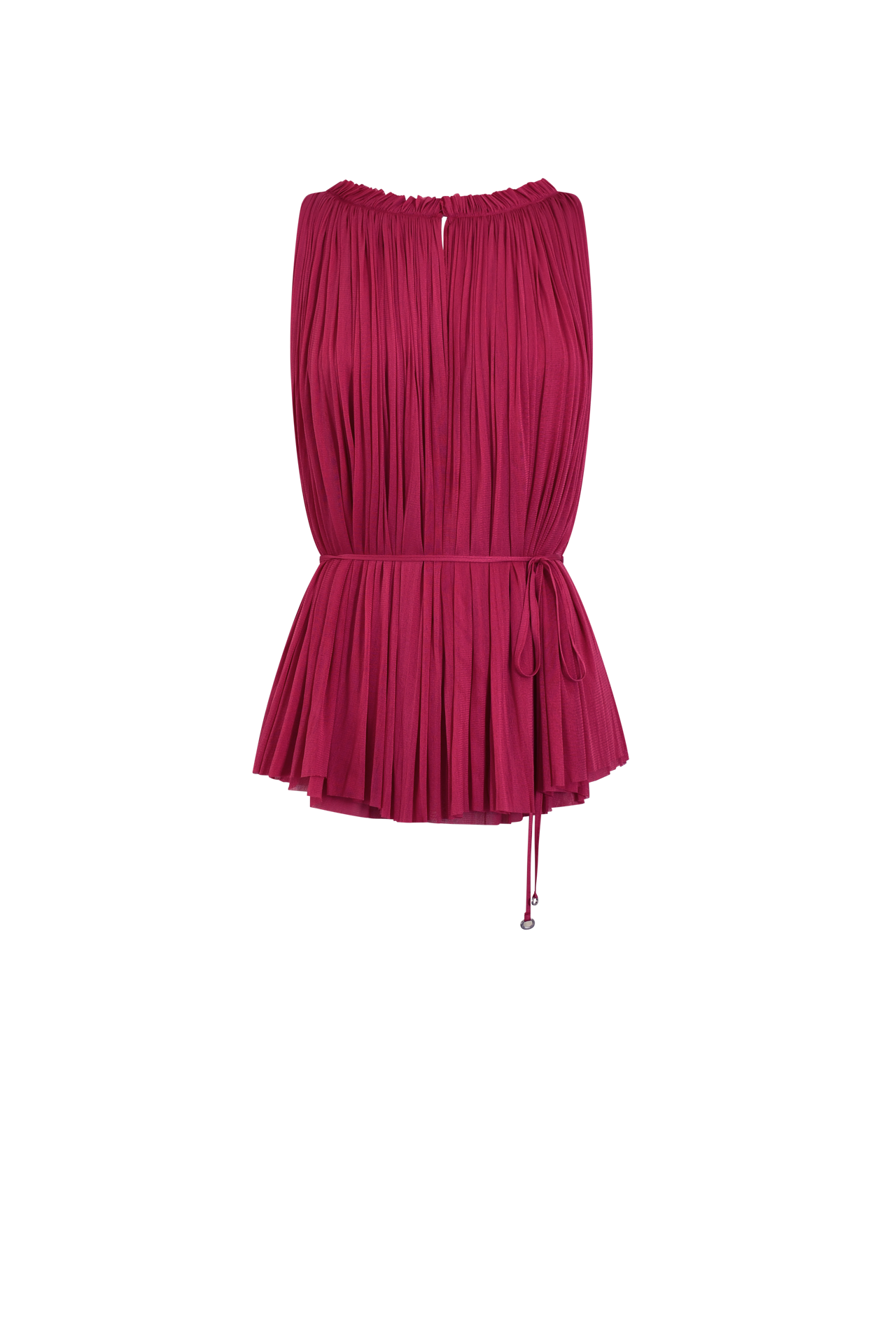 Silk Tulle Halter Top