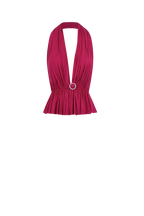 Pink Silk Tulle Top, 100% Grade 6A mulberry silk tulle, HANNE BLOCH