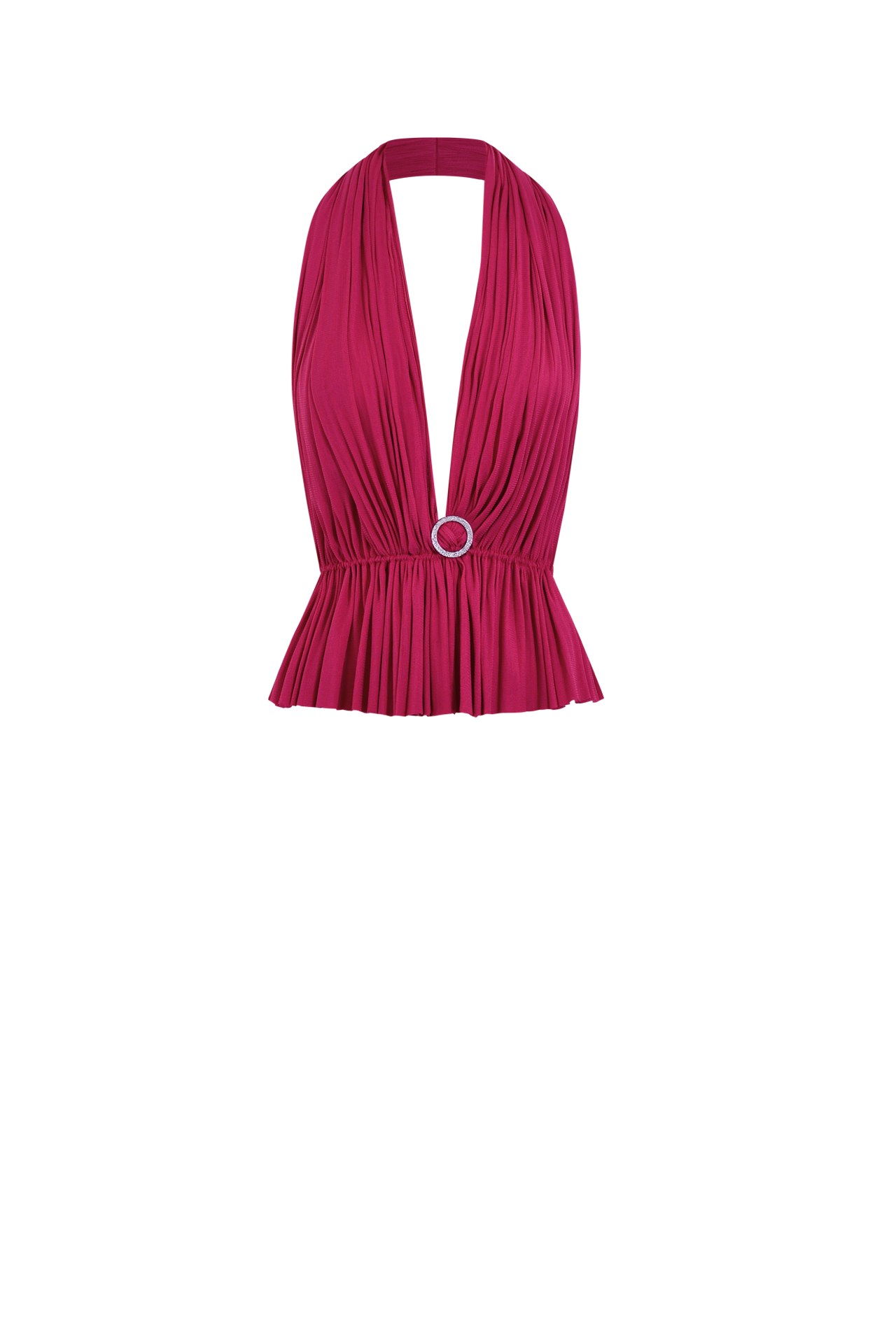 Pink Silk Tulle Top, 100% Grade 6A mulberry silk tulle, HANNE BLOCH