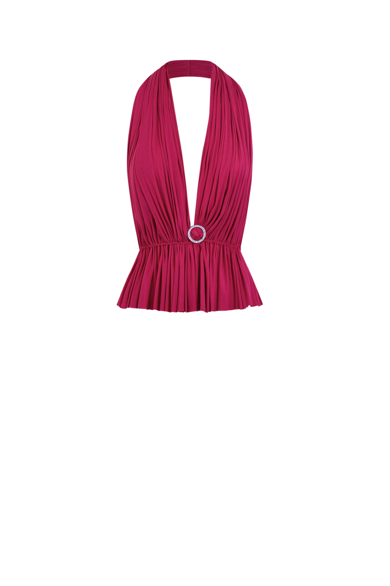 Silk Tulle Top
