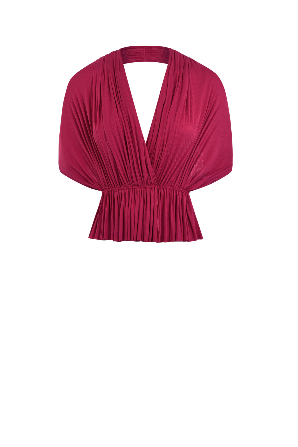 Pink Silk Tulle Top, 100% Grade 6A mulberry silk tulle, image 8, HANNE BLOCH