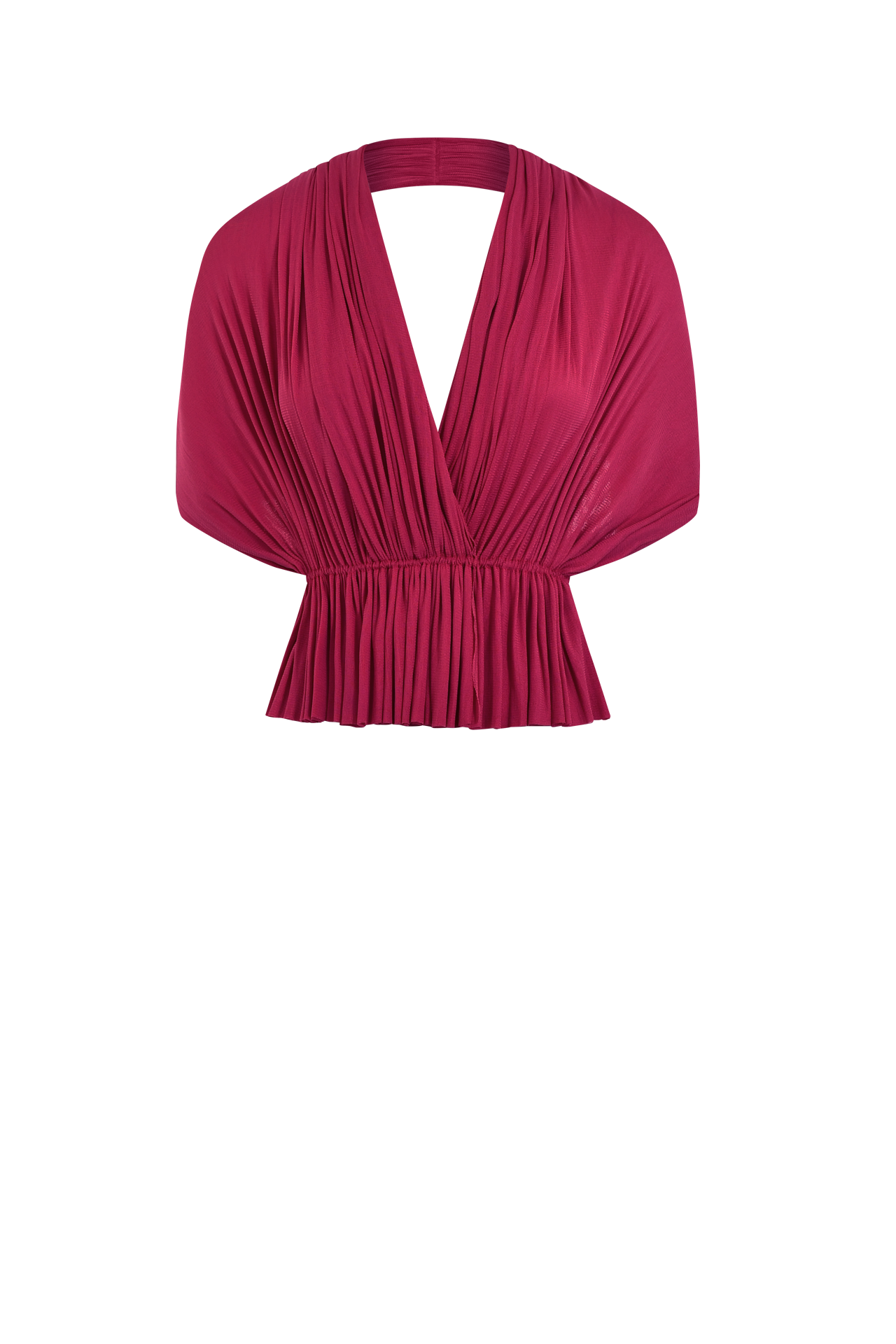 Pink Silk Tulle Top, 100% Grade 6A mulberry silk tulle, image 8, HANNE BLOCH