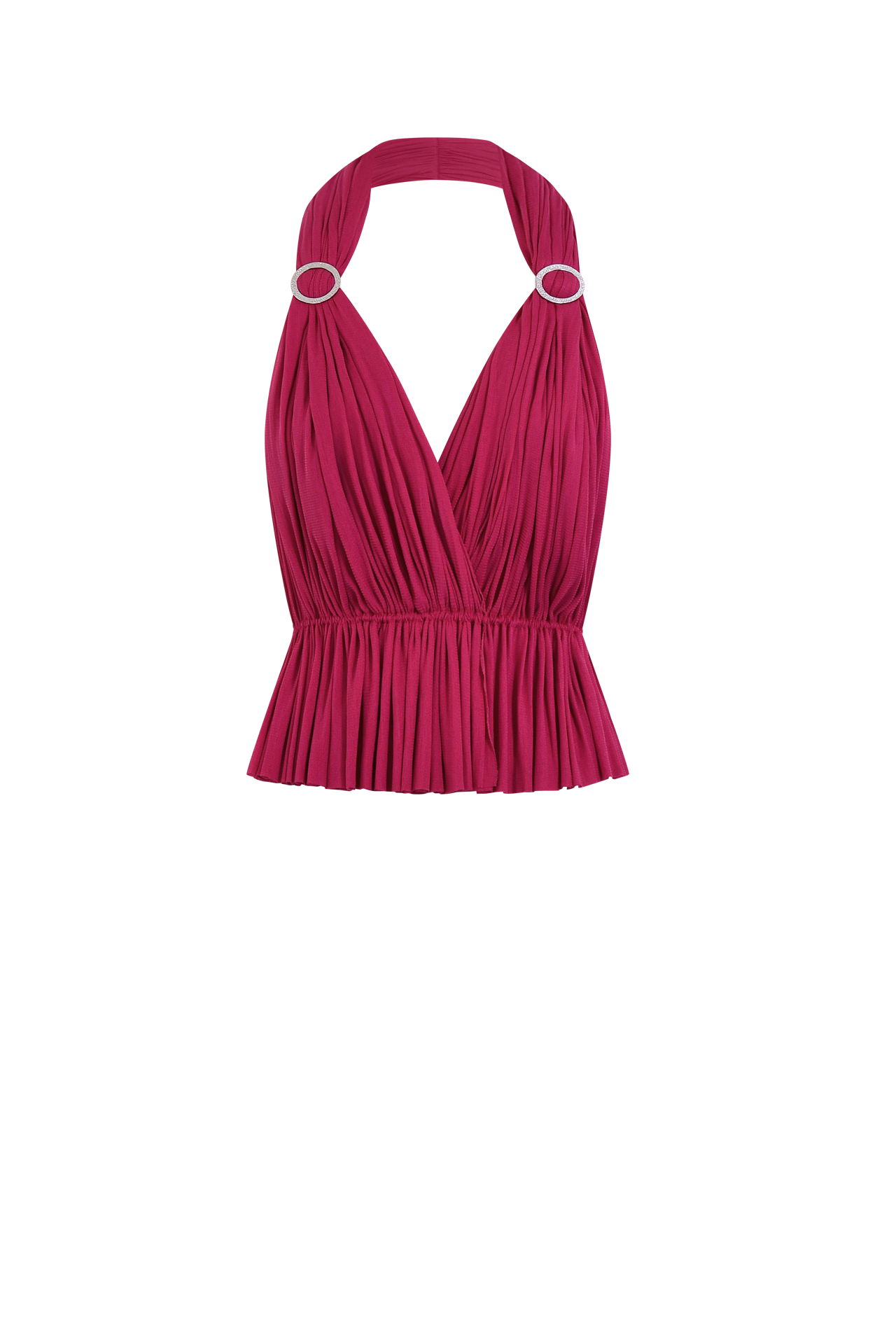 Pink Silk Tulle Top, 100% Grade 6A mulberry silk tulle, image 5, HANNE BLOCH