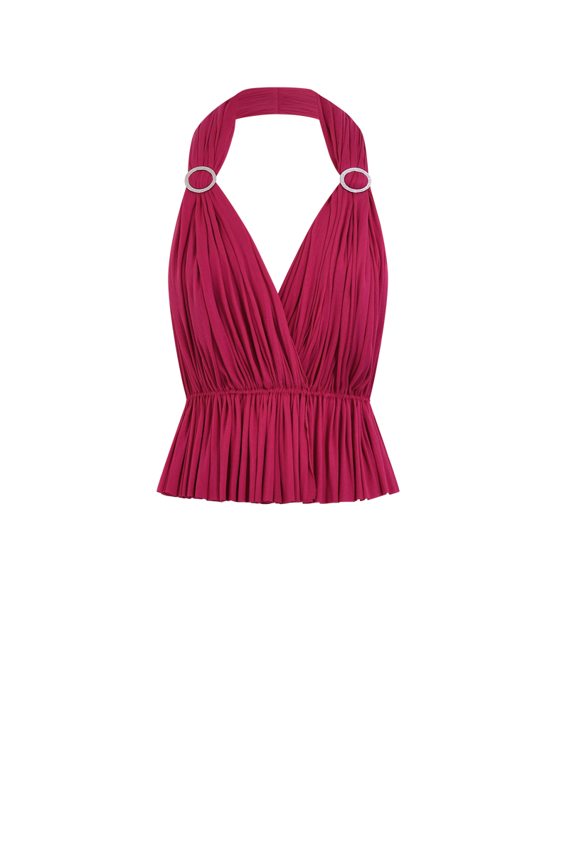 Silk Tulle Top
