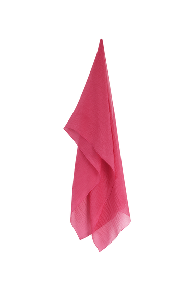 Pink Silk Scarf, 100% Grade 6A mulberry silk, HANNE BLOCH