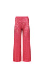 Pink Knit Trousers, Italian knit, HANNE BLOCH