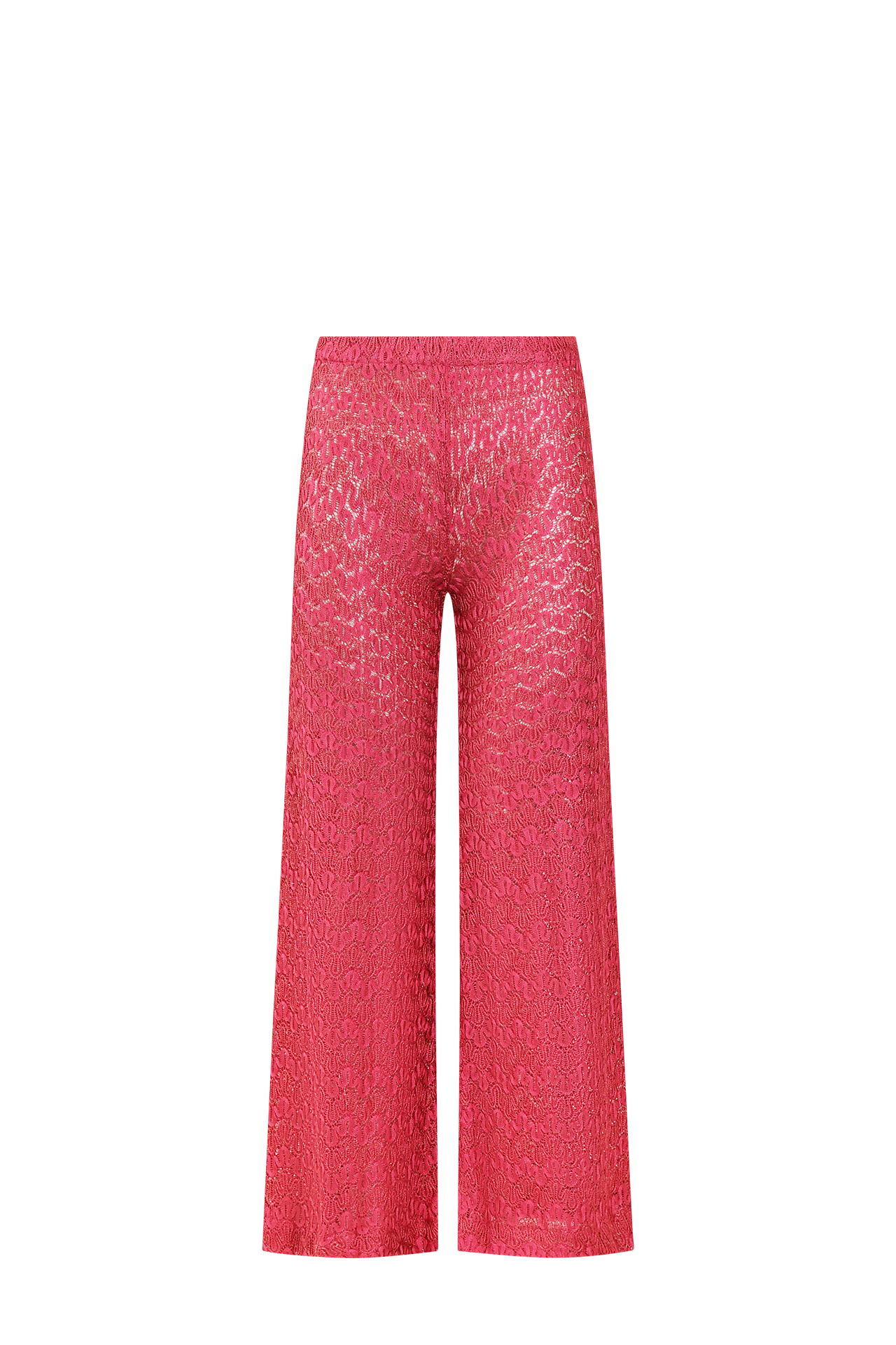 Pink Knit Trousers, Italian knit, HANNE BLOCH