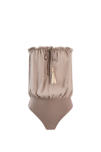 Bandeau Silk Swimsuit