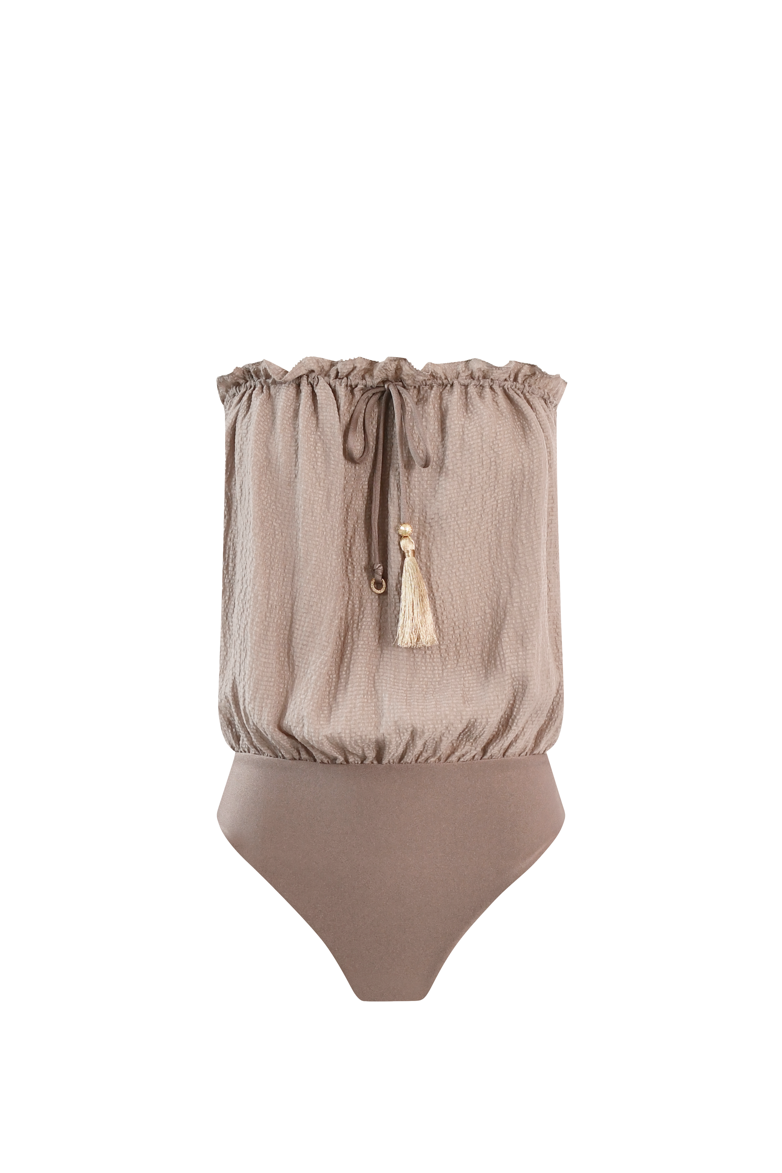 Bandeau Silk Swimsuit