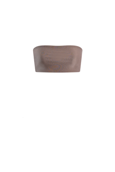 Taupe Bandeau Top swim top, image 2, HANNE BLOCH