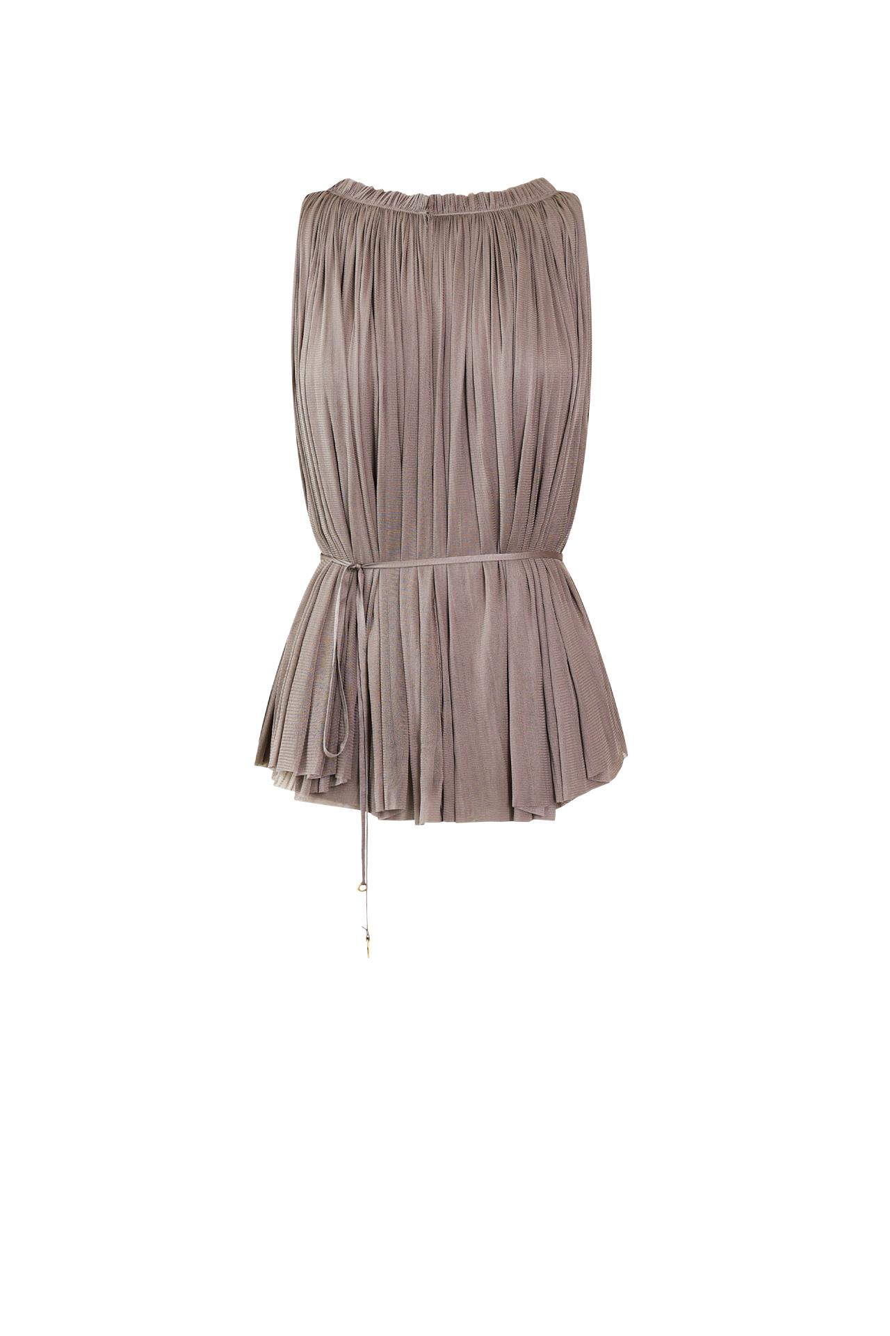 Silk Tulle Halter Top