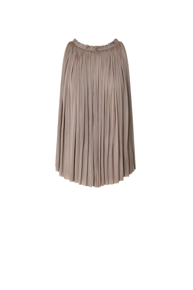 Taupe Silk Tulle Halter Top, 100% Grade 6A mulberry silk tulle, image 3, HANNE BLOCH