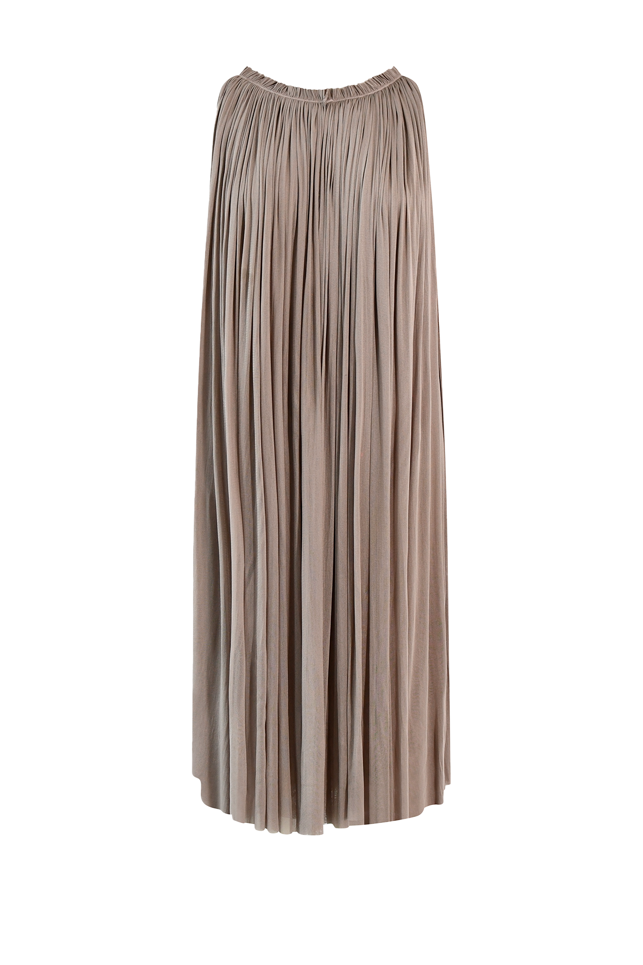 Silk Tulle Halter Dress