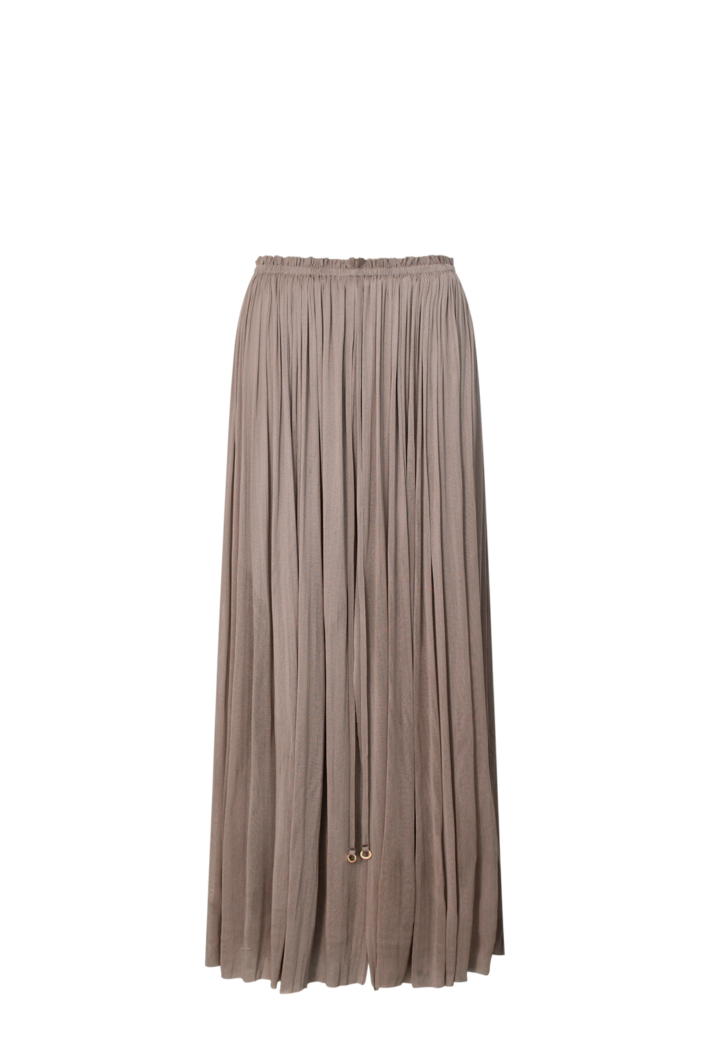 Taupe Silk Tulle Skirt, floor-length 100% Grade 6A mulberry silk tulle, HANNE BLOCH