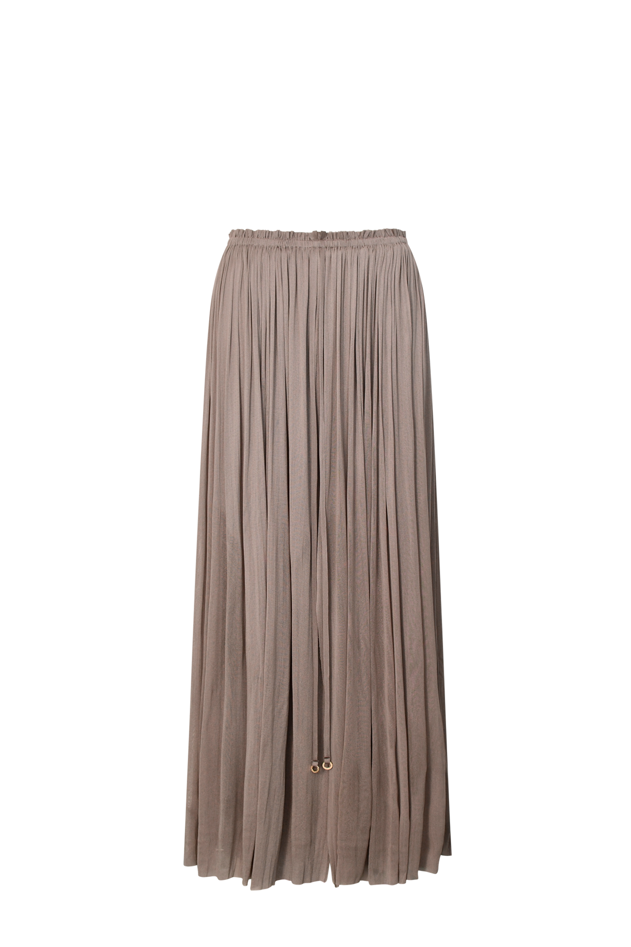 Taupe Silk Tulle Skirt, floor-length 100% Grade 6A mulberry silk tulle, HANNE BLOCH