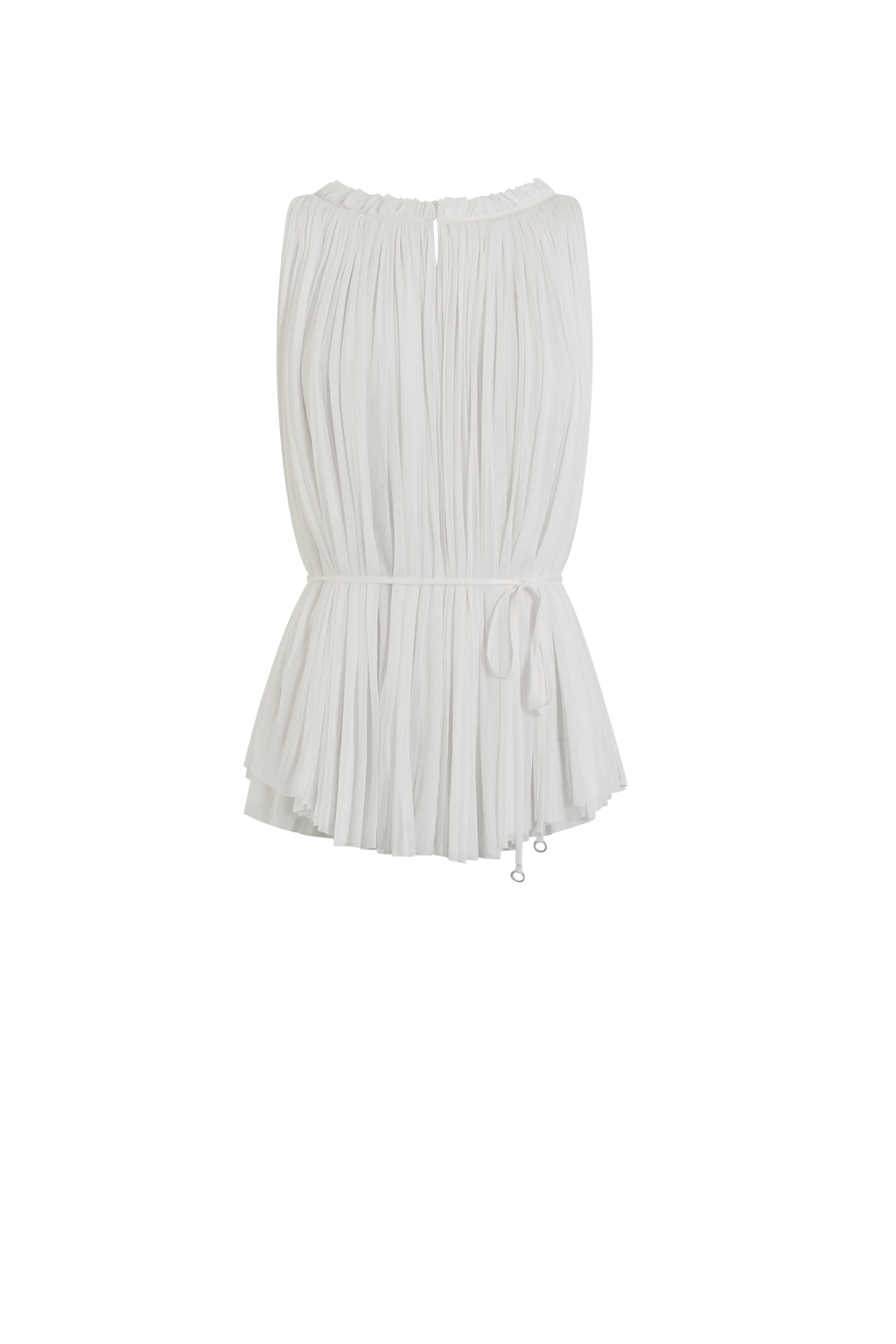 Silk Tulle Halter Top