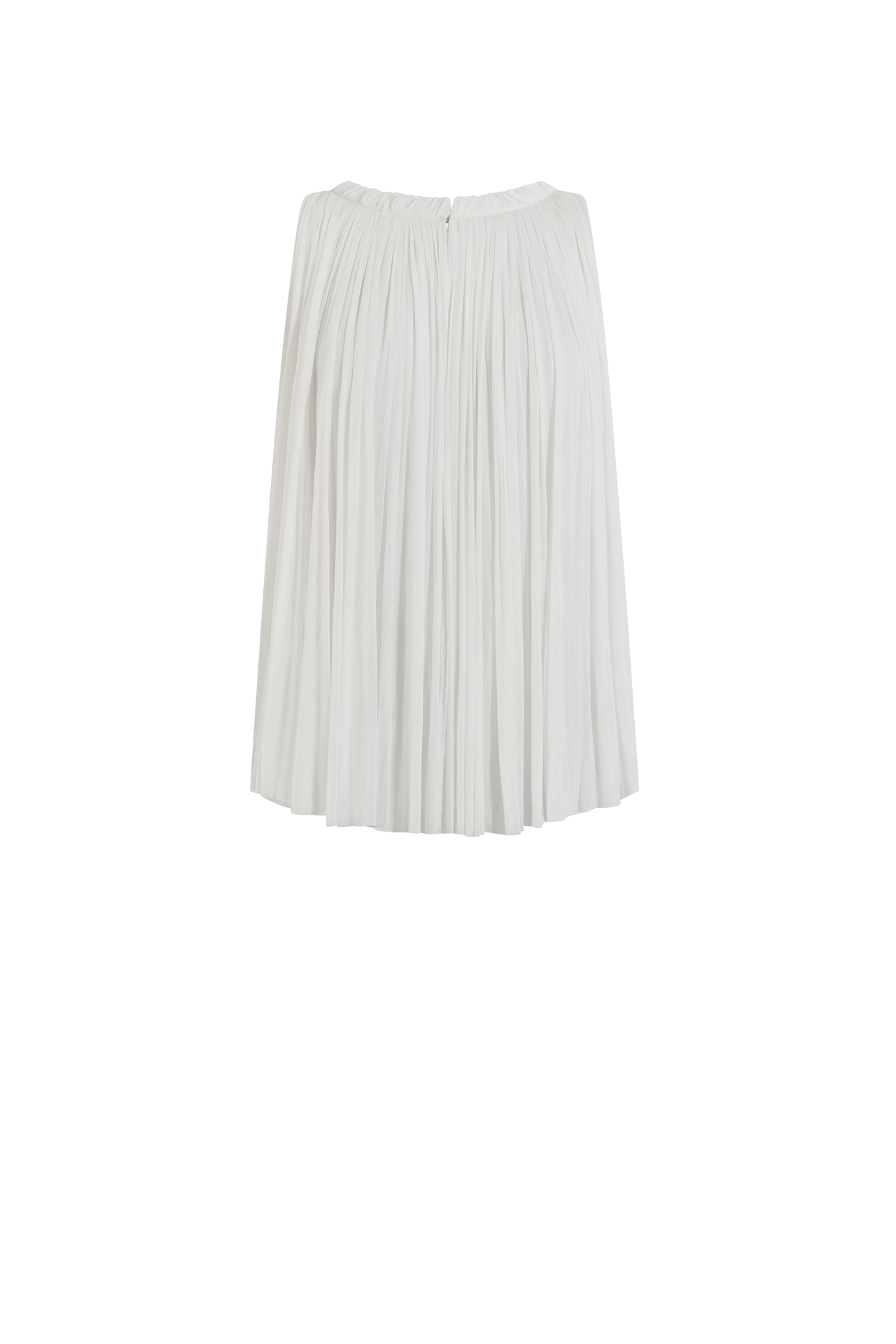 Silk Tulle Halter Top