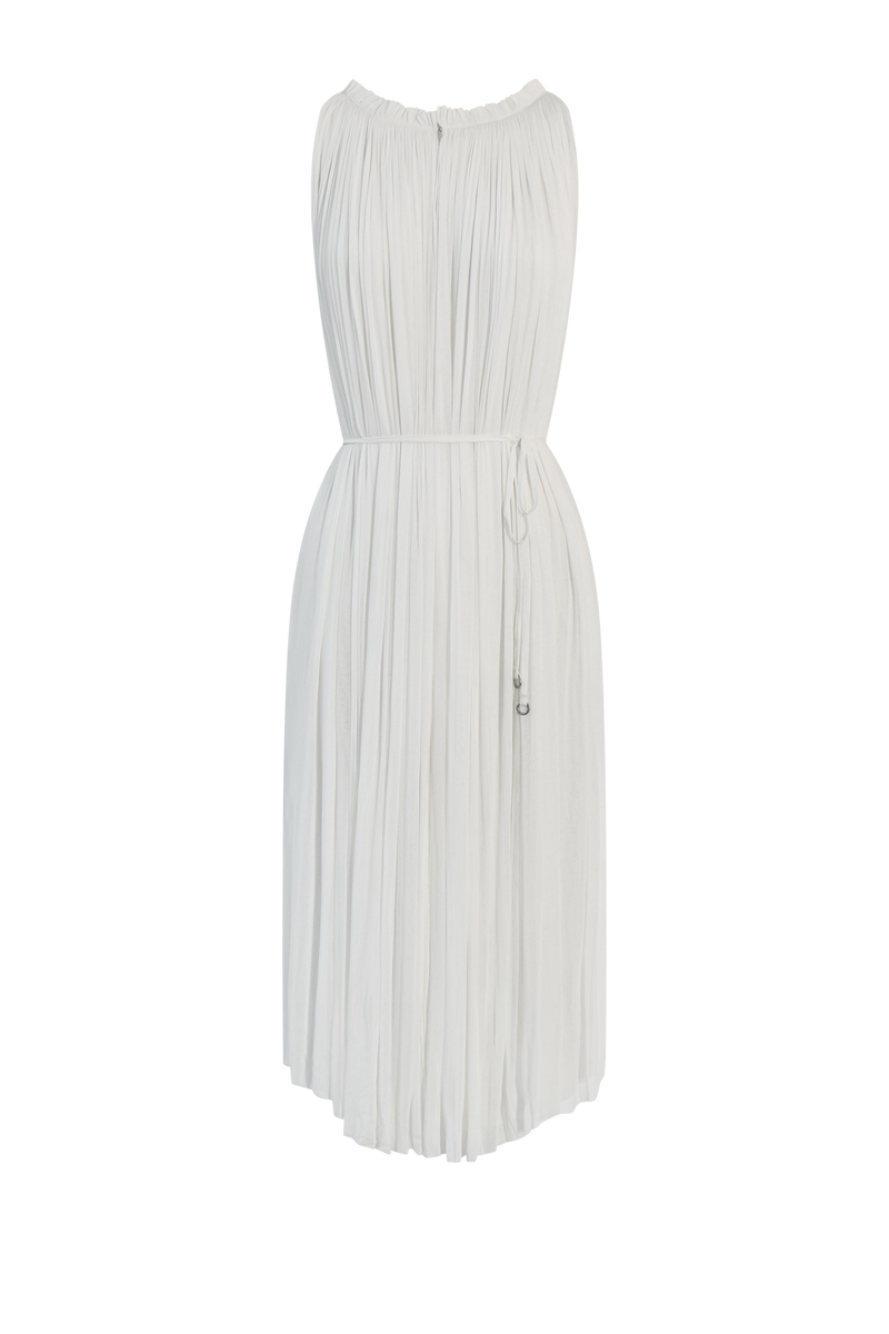 Silk Tulle Halter Dress