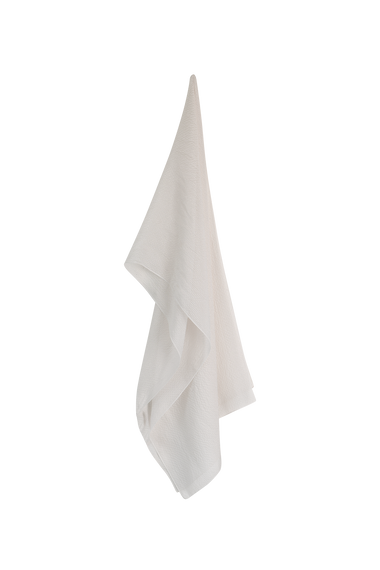 White Silk Scarf, 100% Grade 6A mulberry silk, HANNE BLOCH
