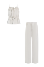 Silk Pants String Set