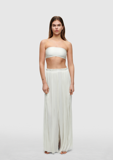 White Bandeau Top swim top, image 5, HANNE BLOCH