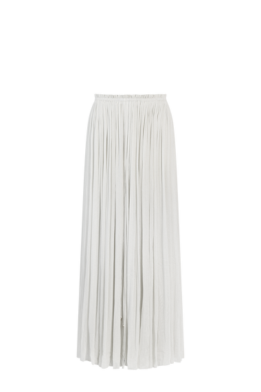 White Silk Tulle Skirt, floor-length 100% Grade 6A mulberry silk tulle, HANNE BLOCH
