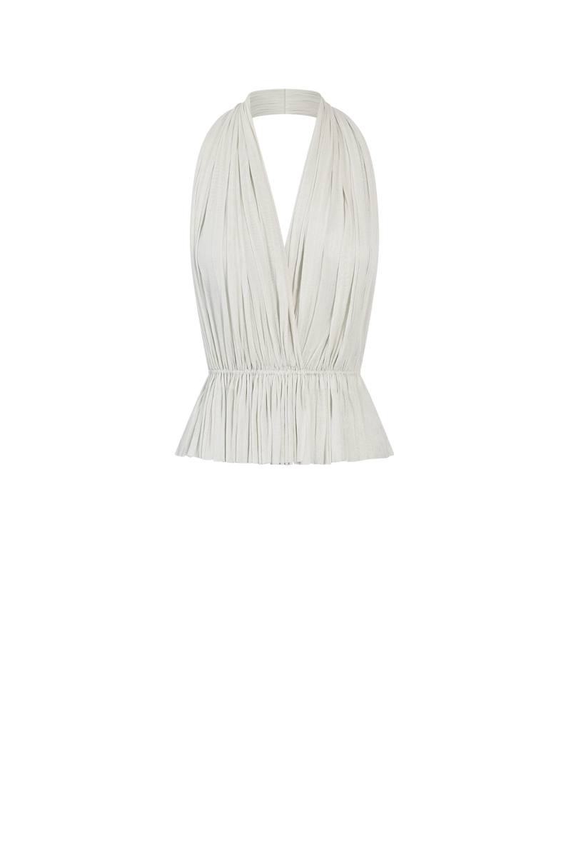 Silk Tulle Top