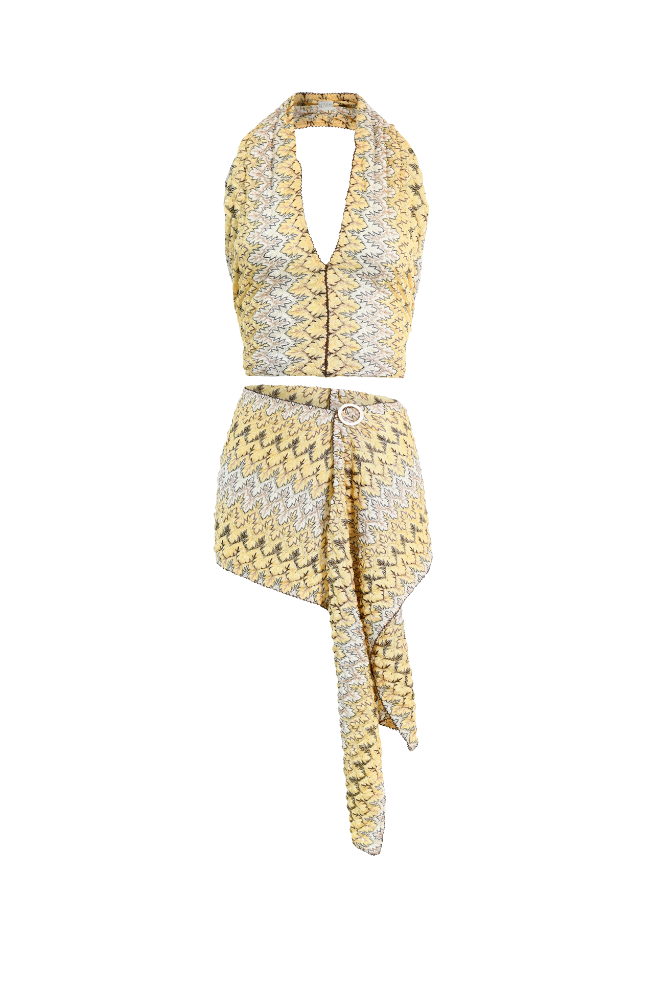 Knit Scarf Set / Top