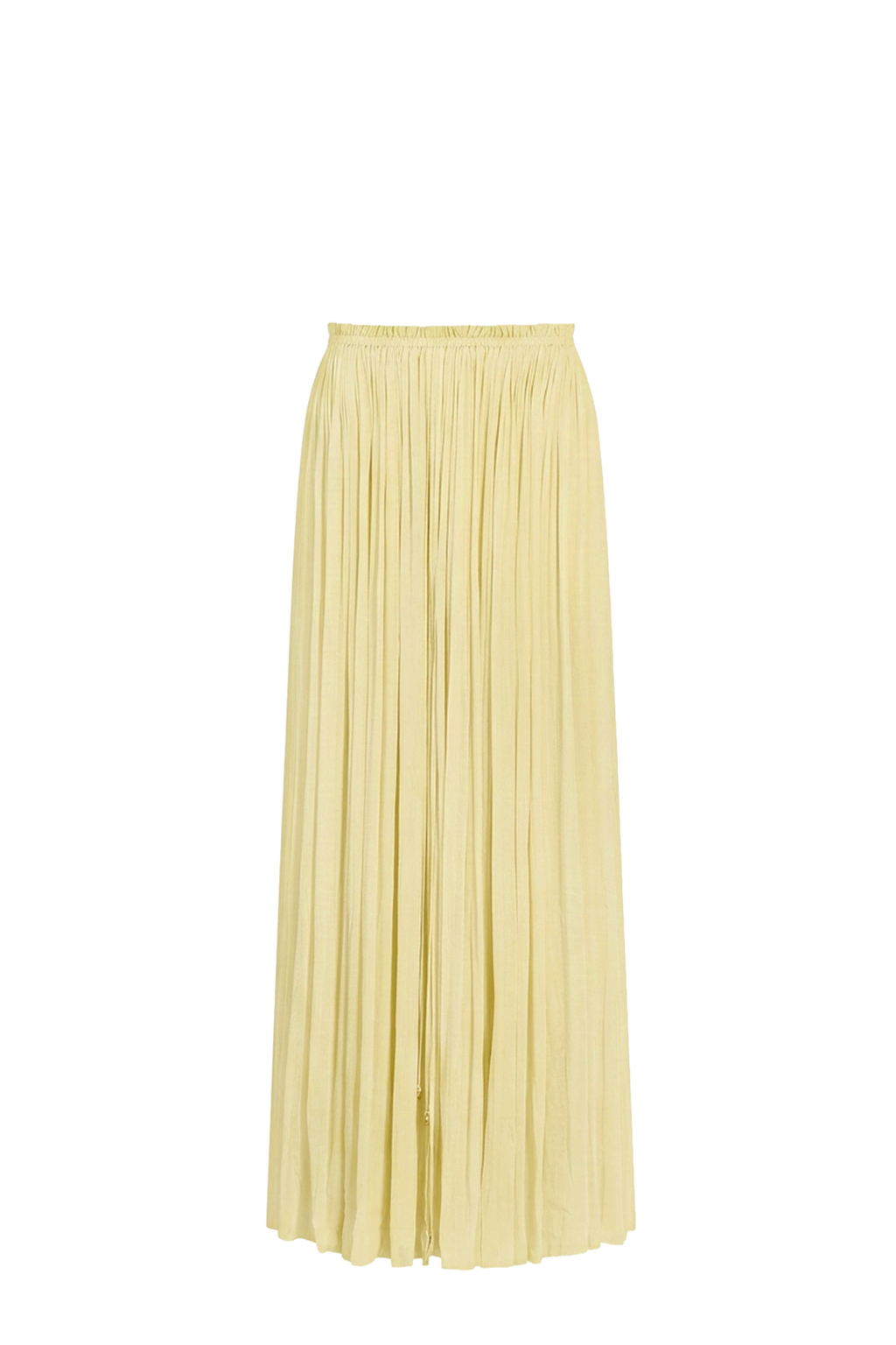 Yellow Silk Tulle Skirt