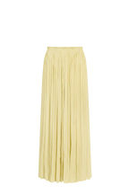Yellow Silk Tulle Skirt