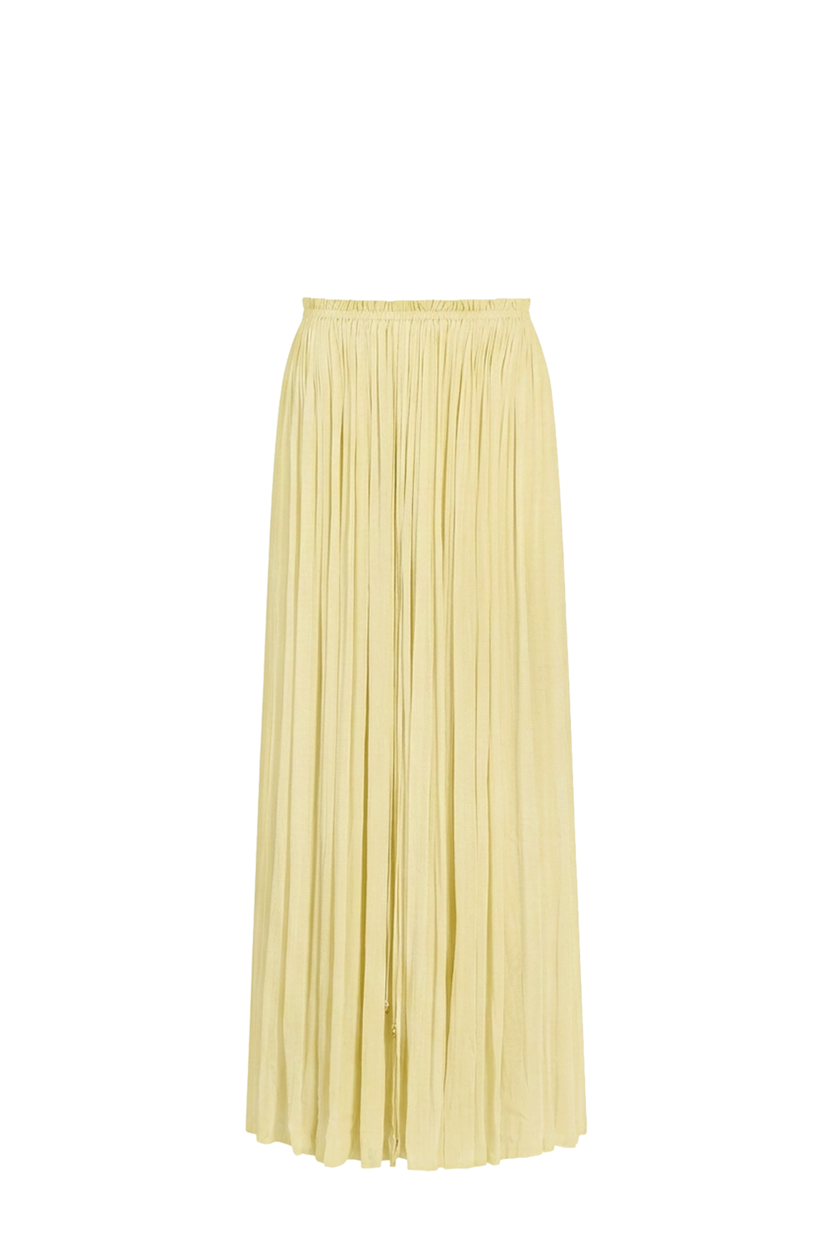 Yellow Silk Tulle Skirt