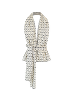 BW Knit Scarf Set   /   Top