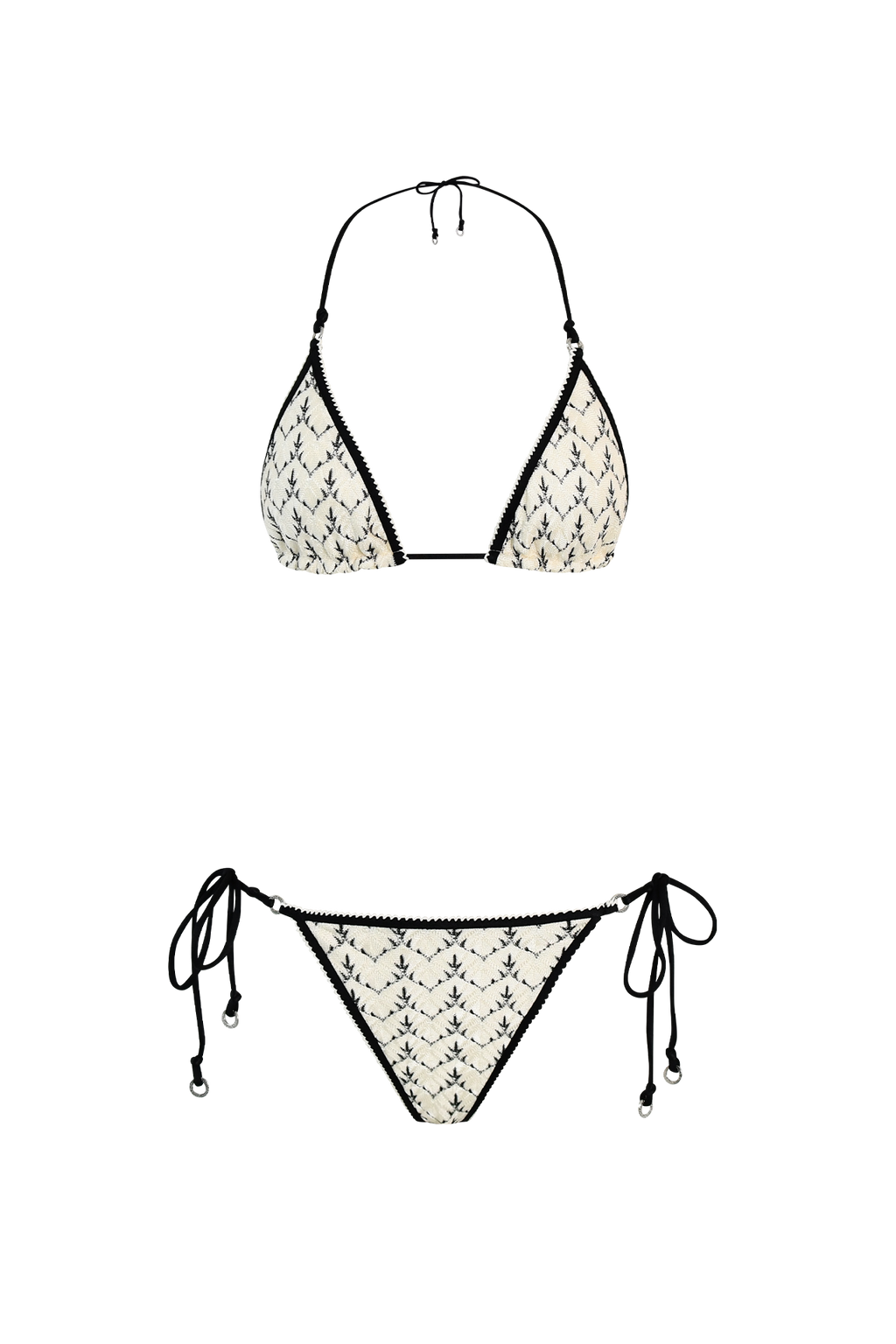 BW Knit Triangle Bikini