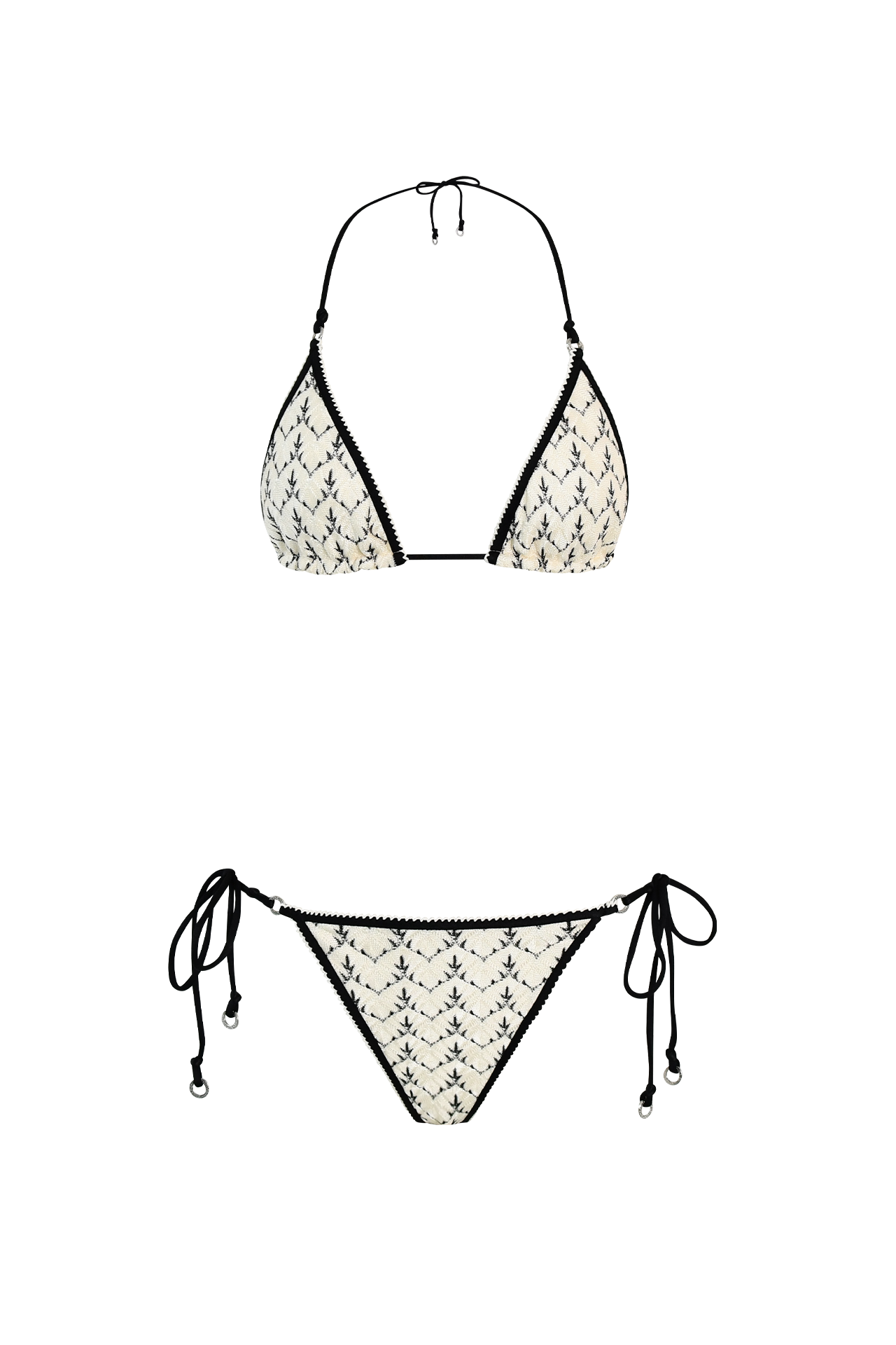 BW Knit Triangle Bikini