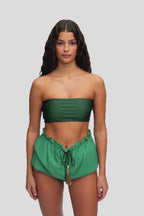 Bandeau Silk Swimsuit
